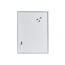 Zeller Present Magnet-/Schreibtafel magnetisches Feinblech mit Stift und Magneten 60x80cm alugrau Zeller Present Magnet-/Schreibtafel magnetisches Feinblech mit Stift und Magneten 60x80cm alugrau