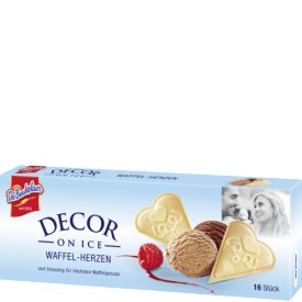 De Beukelaer Decor on Ice Eiswaffel-Herzen De Beukelaer Decor on Ice Eiswaffel-Herzen