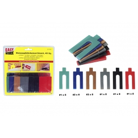 Easy Work EW Distanzplättchensortiment aus Kunststoff in 6 Größen (48st.) Easy Work EW Distanzplättchensortiment aus Kunststoff in 6 Größen (48st.)
