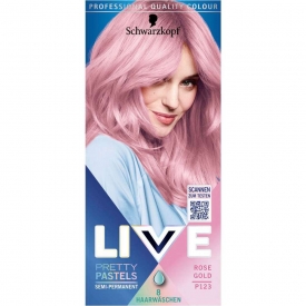 Schwarzkopf LIVE Ultra Brights P123 Rose Gold Coloration Schwarzkopf LIVE Ultra Brights P123 Rose Gold Coloration