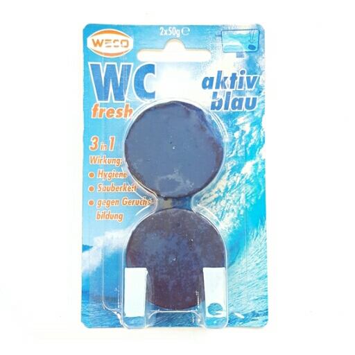 Weco WC fresh aktiv blau, 3 in 1 Wirkung Weco WC fresh aktiv blau, 3 in 1 Wirkung