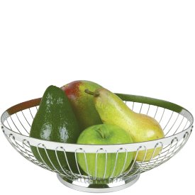 Aps Brot-/Obstkorb Edelstahl 9,5cm Ø25,5cm Aps Brot-/Obstkorb Edelstahl 9,5cm Ø25,5cm