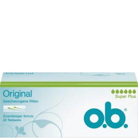 O.B. Tampons Original Super Plus O.B. Tampons Original Super Plus