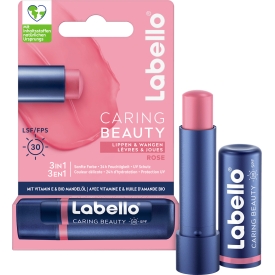 Labello Lippenpflege Caring Beauty Rose LSF 30 Labello Lippenpflege Caring Beauty Rose LSF 30