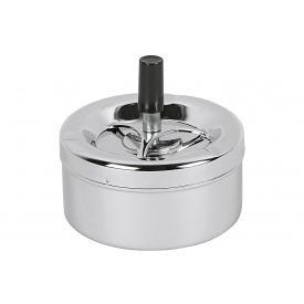  Druckaschenbecher Ø11cm chrom