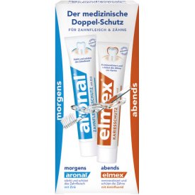 Elmex Zahnpasta Aronal & Elmex 2x75 ml Elmex Zahnpasta Aronal & Elmex 2x75 ml