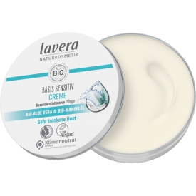 Lavera Pflegecreme Basis Sensitiv Bio-Aloe Vera & Bio-Mandelöl Lavera Pflegecreme Basis Sensitiv Bio-Aloe Vera & Bio-Mandelöl