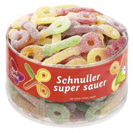 Red Band Schnuller Super Sauer Dose