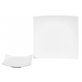 Sandra Rich Teller Square Porzellan 10x10cm weiß Sandra Rich Teller Square Porzellan 10x10cm weiß