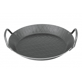Turk Servierpfanne schmiedeeisern mit 2 Griffen Ø28cm schwarz Turk Servierpfanne schmiedeeisern mit 2 Griffen Ø28cm schwarz