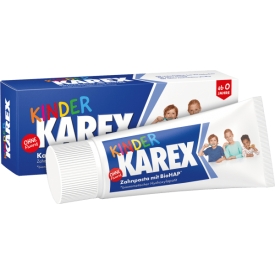 KAREX Zahnpasta Kinder, 0 bis 12 Jahre, fluoridfrei KAREX Zahnpasta Kinder, 0 bis 12 Jahre, fluoridfrei