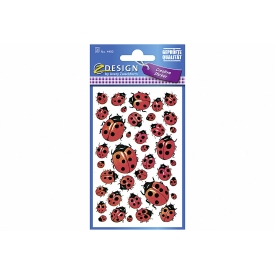 Avery Zweckform Sticker 4400 Marienkäfer 3 Bogen