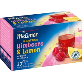 Meßmer Himbeere & Lemon Früchtetee 'Miami Vibes' Meßmer Himbeere & Lemon Früchtetee 'Miami Vibes'