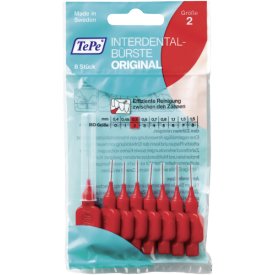 Tepe Interdentalbürsten rot 0,5mm ISO 2 Tepe Interdentalbürsten rot 0,5mm ISO 2