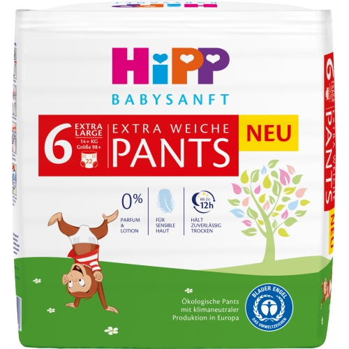 Hipp Babysanft Baby Pants Gr. 6 (14+ kg)