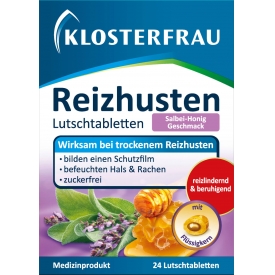 Klosterfrau Reizhusten Lutschtabletten Salbei Honig Klosterfrau Reizhusten Lutschtabletten Salbei Honig