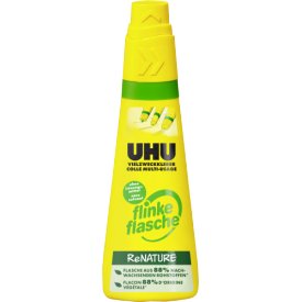 UHU Vielzweckkleber flinke flasche ReNATURE ohne Lösungsmittel UHU Vielzweckkleber flinke flasche ReNATURE ohne Lösungsmittel