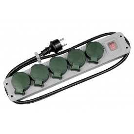 Rev Ritter Steckdosenleiste 5fach mit Deckel für den Einsatz im Freien