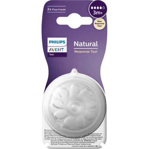 Philips Avent Trinksauger Natural Response Silikon Sauger 3M+