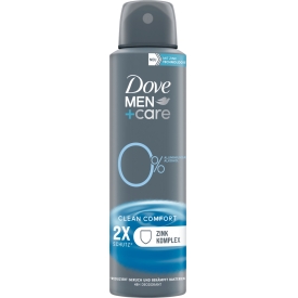 Dove Men+Care Deospray Clean Comfort mit Zink-Komplex Dove Men+Care Deospray Clean Comfort mit Zink-Komplex