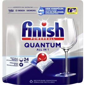 Finish Spülmaschinen-Tabs, Powerball, Quantum All in 1 24 Caps