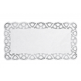 Königskuchen-Deckchen 40x20cm weiß 6Stück Packung Königskuchen-Deckchen 40x20cm weiß 6Stück Packung