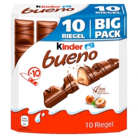 Kinder Kinder Bueno Big Pack 10 einzeln verpackte Waffel Riegel Kinder Kinder Bueno Big Pack 10 einzeln verpackte Waffel Riegel