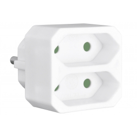Heitech Euro Zwischenstecker 2fach Heitech Euro Zwischenstecker 2fach