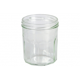 Dosen-zentrale Schraubdeckelglas Facette 324 ml ohne Deckel 82mm TO