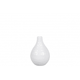  Vase 11x11x15cm weiß