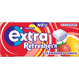 Extra Kaugummi, Refreshers Strawberry Lemon, zuckerfrei Extra Kaugummi, Refreshers Strawberry Lemon, zuckerfrei