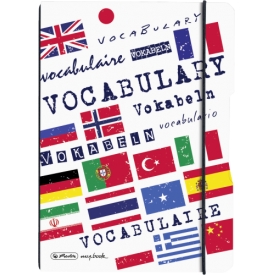 Herlitz Notizheft my.book flex PP A5 40 Blatt Lineatur 53 Vokabeln