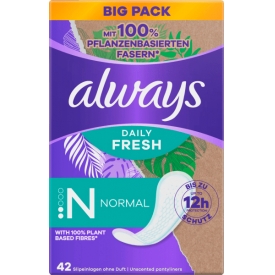 Always Slipeinlagen Daily Fresh Normal Big Pack Always Slipeinlagen Daily Fresh Normal Big Pack