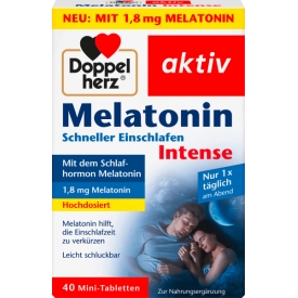 Doppelherz Melatonin Intense Mini Tabletten 40 St Doppelherz Melatonin Intense Mini Tabletten 40 St
