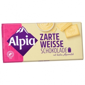 Alpia Tafelschokolade, Zarte Weisse Alpia Tafelschokolade, Zarte Weisse