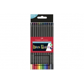 Faber Castell Buntstifte Black Edition 12er Kartonetui