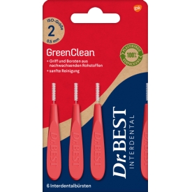 Dr. Best Interdentalbürsten GreenClean 0,5 mm ISO 2 Dr. Best Interdentalbürsten GreenClean 0,5 mm ISO 2
