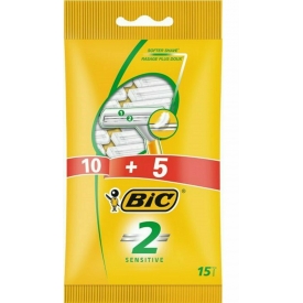 BIC 2 Klingen Sensitive Einwegrasierer