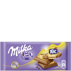 Milka Alpenmilch & Tuc Milka Alpenmilch & Tuc