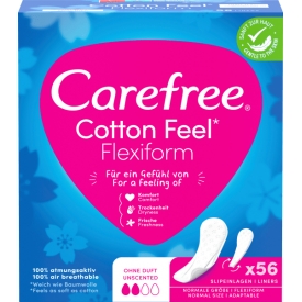 Carefree Slipeinlagen Cotton Feel Flexiform normal Carefree Slipeinlagen Cotton Feel Flexiform normal