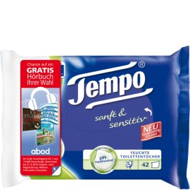 Tempo Feuchte Toilettentücher Sanft & Sensitiv Tempo Feuchte Toilettentücher Sanft & Sensitiv