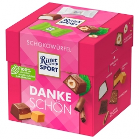 Ritter Sport Sport Schokowürfel Dankes Schön