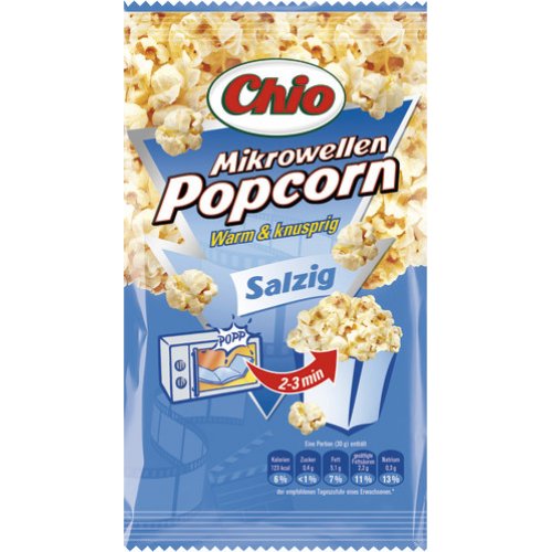 Mikrowellen Popcorn salzig Mikrowellen Popcorn salzig