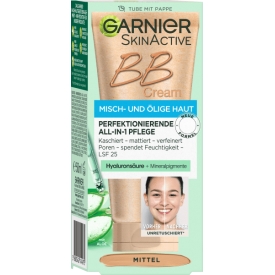 Garnier SkinActive Getönte Tagespflege BB Cream All-in-1 Pflege Matt mittel Garnier SkinActive Getönte Tagespflege BB Cream All-in-1 Pflege Matt mittel