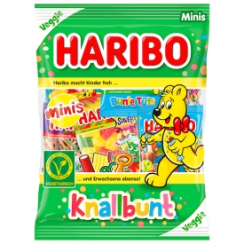 Haribo Knallbunt Fruchtgummi Minis vegetarisch Haribo Knallbunt Fruchtgummi Minis vegetarisch