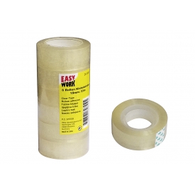 Easy Work EW Ersatzklebefilmbänder 6 Rollen a 19mm x 33 m Easy Work EW Ersatzklebefilmbänder 6 Rollen a 19mm x 33 m