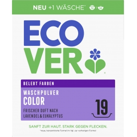 ecover Waschpulver Color Lavendel & Eukalyptus 19 WL