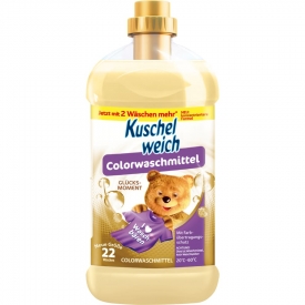 Kuschelweich Colorwaschmittel flüssig Glücksmoment 1,1l Kuschelweich Colorwaschmittel flüssig Glücksmoment 1,1l