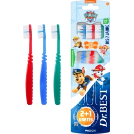 Dr. Best Zahnbürste Kinder Paw Patrol Vorteilspack (2+1 Gratis)