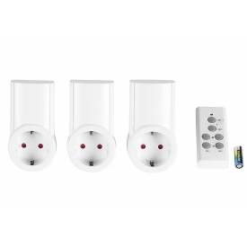 Rev Ritter Funkset Funkschaltung 3 Schaltsteckdosen mit 1 Fernbedienung Rev Ritter Funkset Funkschaltung 3 Schaltsteckdosen mit 1 Fernbedienung